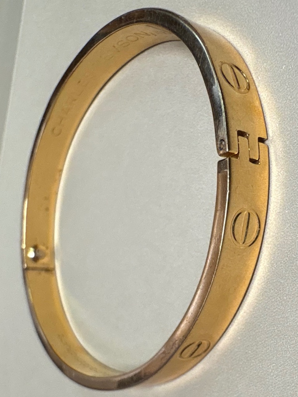 1970 Aldo Cipullo Charles Revson Love Bracelet